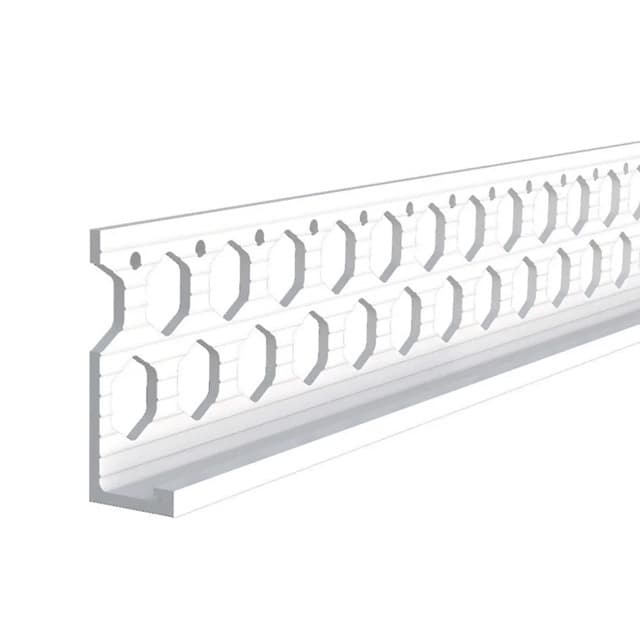 15mm White PVC Stop Bead