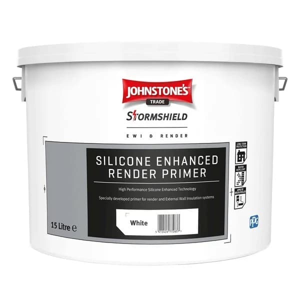 Johnstone's Trade Stormshield Silicone Render Primer 5L
